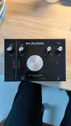 M-Audio M-Track 2x2 Audio Interface, Muziek en Instrumenten, Ophalen of Verzenden, Zo goed als nieuw, Minder dan 5 kanalen, Microfooningang