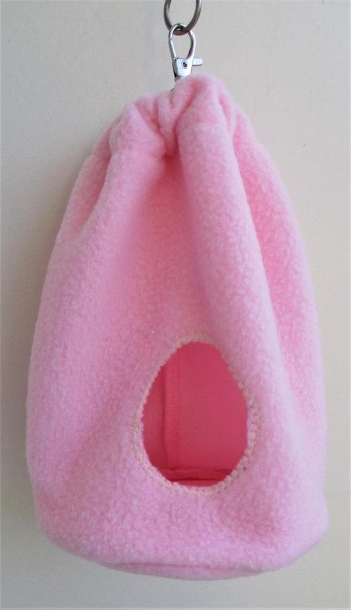 Slaapzakje/tentje licht roze, Dieren en Toebehoren, Vogels | Toebehoren, Nieuw, Speelgoed, Ophalen of Verzenden
