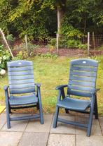 2 hartman tuinstoelen .. antraciet, Tuin en Terras, Tuinstoelen, Ophalen, Gebruikt, Kunststof