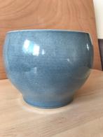 Vintage Pot Blauw Grijs 22 cm, Ophalen of Verzenden