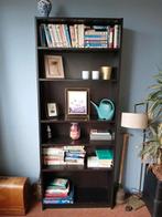 Zwarte boekenkast, Huis en Inrichting, Ophalen, Met plank(en), Gebruikt, 200 cm of meer