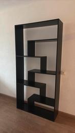 gratis ophalen! Wand kast zwart met vakken, Huis en Inrichting, Kasten | Boekenkasten, Ophalen, Gebruikt, 25 tot 50 cm