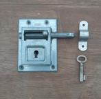 Nemef Opleg Grendelslot Verzinkt met 1 Sleutel, Ophalen, Zo goed als nieuw, 150 tot 200 cm, IJzer