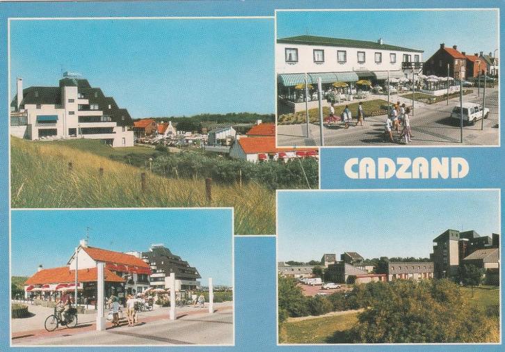CADZAND Hotel Fietspad Panorama, Verzamelen, Ansichtkaarten | Nederland, Gelopen, Zeeland, 1980 tot heden, Verzenden