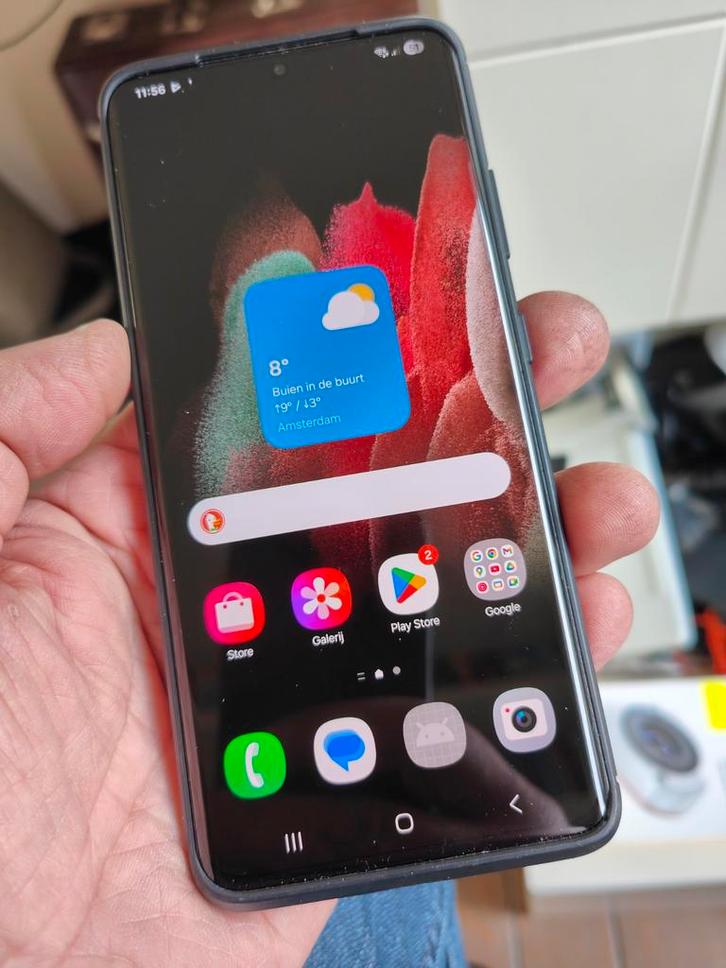 Samsung Galaxy S21 Ultra Zwart - 128GB, Telecommunicatie, Mobiele telefoons | Samsung, Gebruikt, Galaxy S21, 128 GB, Zonder abonnement