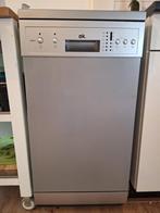 Vaatwasser OK, A++, smal, grijs, 197 kWh/annum, Ophalen, Gebruikt, Minder dan 45 cm, Vrijstaand