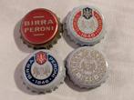 Birra Peroni Kroonkurken - 4 stuks, Verzamelen, Ophalen of Verzenden, Gebruikt, Gebruiksvoorwerp