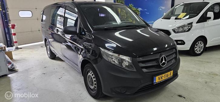 Mercedes Vito 114 CDI Lang Dubbel Cabine Comfort, Auto's, Bestelauto's, Te koop, ABS, Achteruitrijcamera, Airbags, Airconditioning