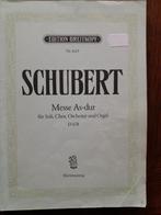Schubert, Messe As-dur, Klavierauszug, Muziek en Instrumenten, Bladmuziek, Ophalen of Verzenden, Zo goed als nieuw, Artiest of Componist