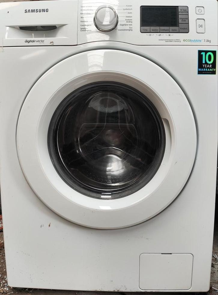 Samsung EcoBubble 7kg Wasmachine, Witgoed en Apparatuur, Wasmachines, Gebruikt, Voorlader, 6 tot 8 kg, 85 tot 90 cm, 1200 tot 1600 toeren