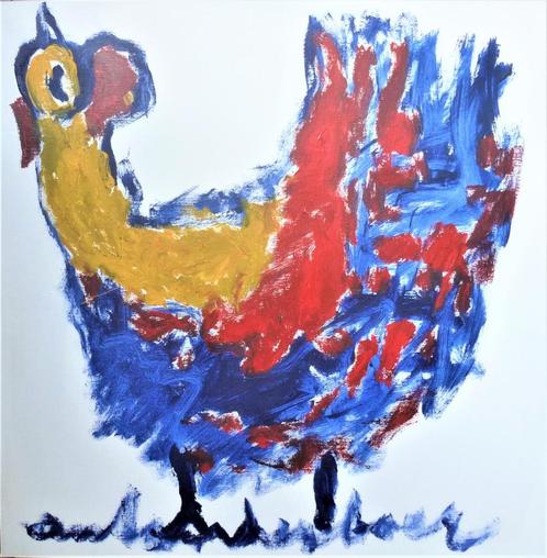 Anton Heyboer / Heijboer De oervogel 1988, Antiek en Kunst, Kunst | Schilderijen | Modern, Ophalen
