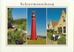 Ame55 gelopen ansichtkaart groeten van schiermonnikoog, Ophalen of Verzenden, 1980 tot heden, Gelopen, Waddeneilanden
