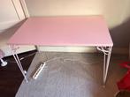 Roze bureau/ tafel IKEA, Huis en Inrichting, Bureaus, Ophalen, Gebruikt, Bureau