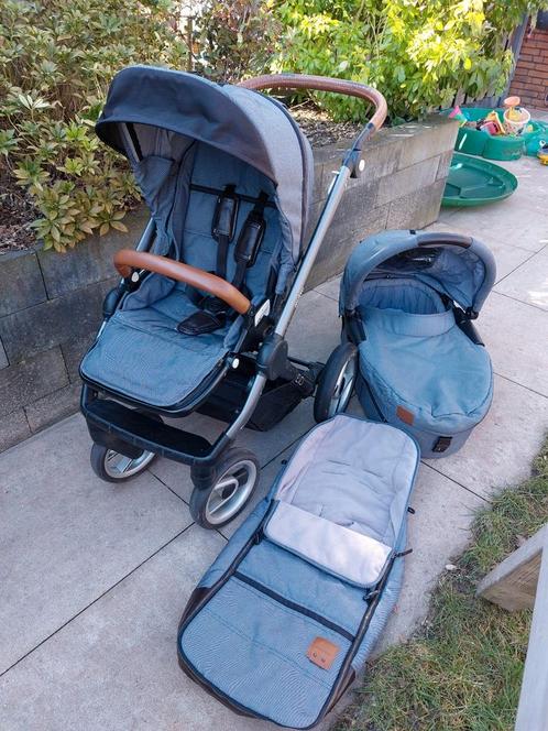 Mutsy evo industrial grijs, Kinderen en Baby's, Kinderwagens en Combinaties, Gebruikt, Combiwagen, Mutsy, Luchtbanden, Ophalen