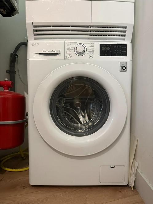 LG DirectDrive wasmachine (8kg, 2019), Witgoed en Apparatuur, Wasmachines, Zo goed als nieuw, Voorlader, 8 tot 10 kg, 85 tot 90 cm