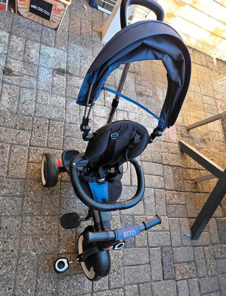 QPlay Rito Driewieler, Fietsen en Brommers, Fietsen | Driewielers, Zo goed als nieuw, Duwstang, Ophalen