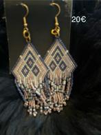 Handgemaakte glaskralen oorbellen, Met kristal, Hangers, Overige kleuren, Nieuw