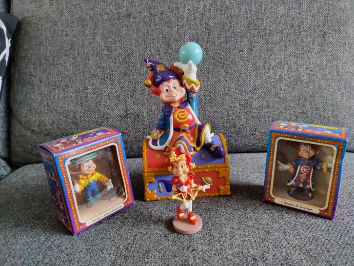 Efteling Popjes en spaarpot Pardoes, Verzamelen, Efteling, Gebruikt, Beeldje of Poppetje, Ophalen of Verzenden