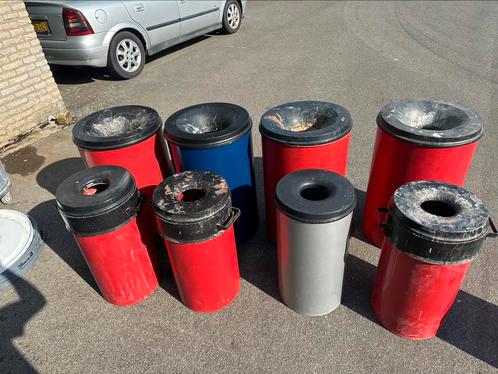 Vlamdovende vuilnisbak container afval partij, Huis en Inrichting, Woonaccessoires | Prullenbakken, Gebruikt, Metaal, Minder dan 50 cm
