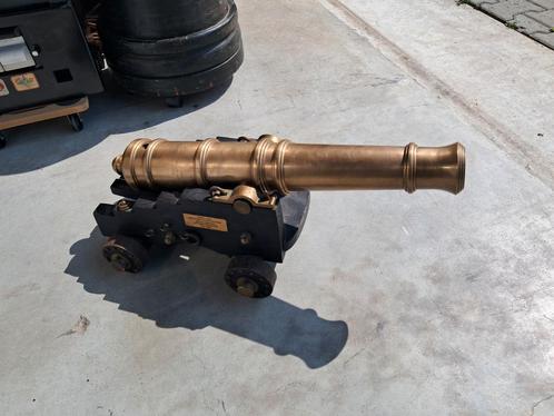 Uniek. Replica Engels scheeps kanon loop brons 68cm 34kg, Verzamelen, Militaria | Algemeen, Landmacht, Overige typen, Engeland