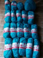 Partij blauw katoen, Hobby en Vrije tijd, Breien en Haken, Ophalen of Verzenden, Nieuw, Breien of Haken, Wol of Garen