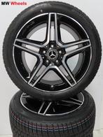 Mercedes A Klasse W177 CLA 18 inch AMG velgen winterbanden, 18 inch, Gebruikt, Banden en Velgen, Personenwagen