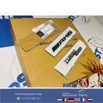 W117 CLA45 AMG LOGO SET ZWART EMBLEMEN SET Mercedes CLA KLAS, Gebruikt, -, Ophalen of Verzenden, -