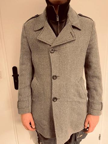 Milestone Urban Heren Winterjas L/XL Grijs/Zwart beschikbaar voor biedingen