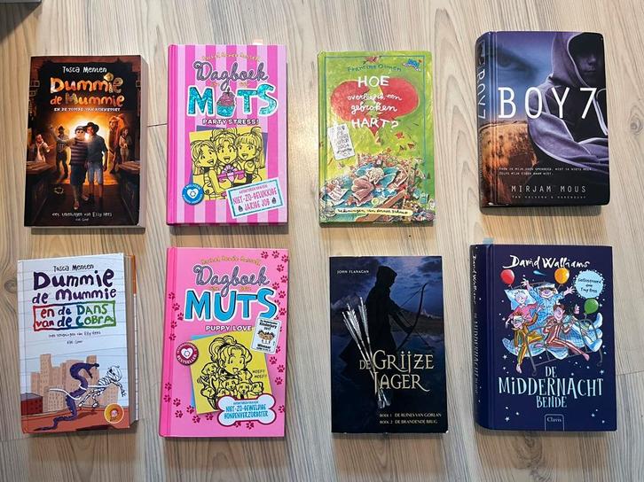Kinderboeken, 8 stuks, Boeken, Kinderboeken | Jeugd | 10 tot 12 jaar, Zo goed als nieuw, Ophalen