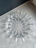 Holmegaard Denemarken glazen schaal bloem daisy, Schaal, Ophalen of Verzenden, Overige vormen, Glas