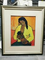 Jan Hoogsteyns vrouw met baby, Antiek en Kunst, Ophalen
