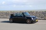 Mini r52s jcw 2004, Zwart, 4 cilinders, Cabriolet, 4 stoelen