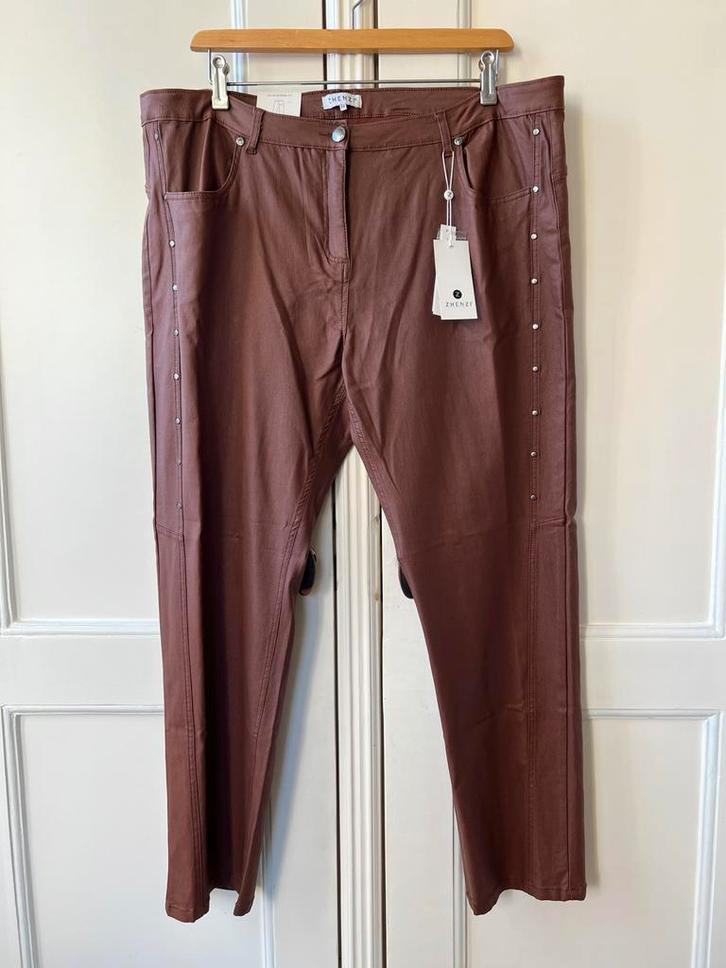Zhenzi broek Salsa Normal Fit bruin, maat 54 - NP 69,90, Kleding | Dames, Grote Maten, Nieuw, Broek of Spijkerbroek, Bruin, Ophalen of Verzenden