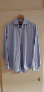 Suitable slimfit  41 blauw herenoverhemd overhemd, Ophalen of Verzenden, Zo goed als nieuw, Blauw, Halswijdte 41/42 (L)