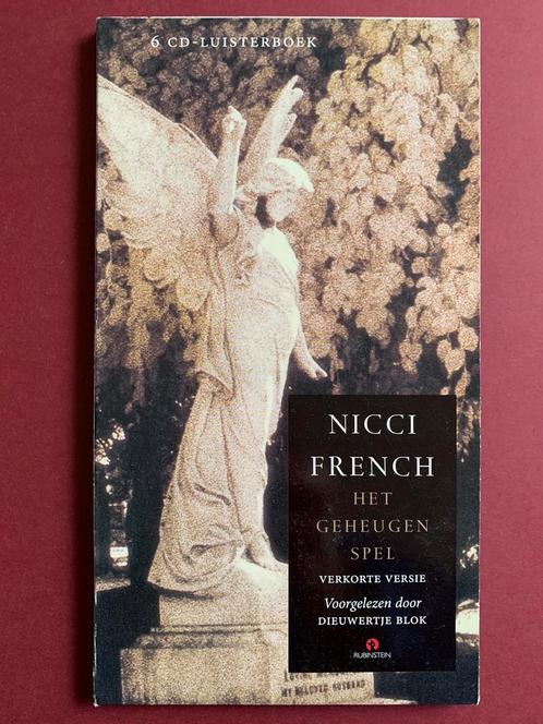 Nicci French - Het geheugenspel  6 - cd luisterboek, Boeken, Luisterboeken, Cd, Ophalen of Verzenden