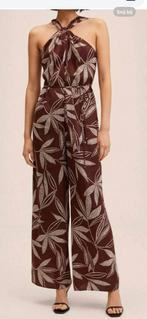 Nieuwe Mango  jumpsuit met bladprint XL, Kleding | Dames, Mango, Bruin, Maat 46/48 (XL) of groter, Nieuw