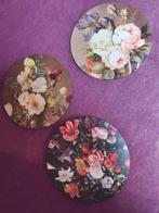 Te koop, 3 nieuwe ronde schilderijtjes., Huis en Inrichting, Woonaccessoires | Schilderijen, Tekeningen en Foto's, Ophalen, Minder dan 50 cm