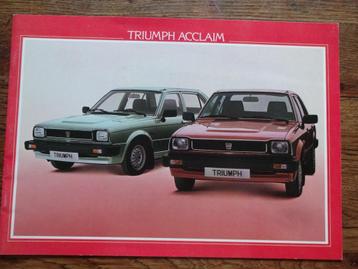 Triumph Acclaim 1984 beschikbaar voor biedingen