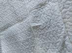 Wit bedsprei/ quilt met 2 slopen, Wit, Tweepersoons, Ophalen of Verzenden, Zo goed als nieuw