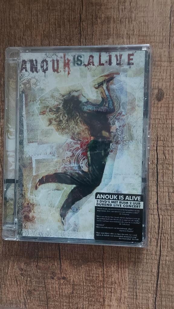 DVD Anouk / Anouk is alive (2006) 2 dvds, Cd's en Dvd's, Dvd's | Muziek en Concerten, Zo goed als nieuw, Muziek en Concerten, Alle leeftijden