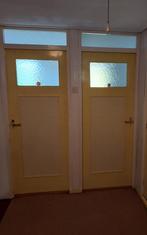 Gebruikte binnendeuren met glas (3stuks), Ophalen, Gebruikt, 80 tot 100 cm, Binnendeur