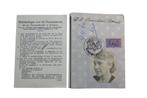 Persoonsbewijs Utrecht + mededelingen betreffende het pb, Verzamelen, Militaria | Tweede Wereldoorlog, Ophalen of Verzenden, Nederland