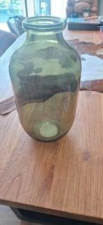 Vaas, Ophalen of Verzenden, Minder dan 50 cm, Groen, Glas