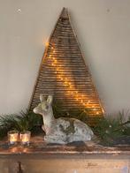 Oud hertje van beton, kerst decoratie, Antiek en Kunst, Ophalen