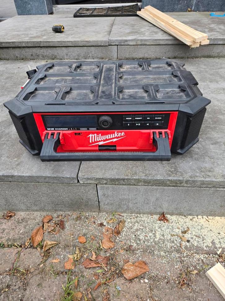 Milwaukee DAB/Bleutooth radio, Audio, Tv en Foto, Radio's, Zo goed als nieuw, Ophalen