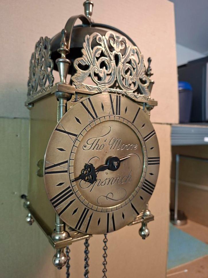 Mooie Engelse Lantaarnklok, Antiek en Kunst, Antiek | Klokken, Ophalen
