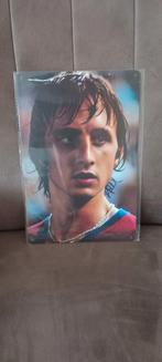 Johan Cruyff Barcelona Blikken Bord 20x30 cm, Ophalen of Verzenden, Nieuw, Buitenlandse clubs, Poster, Plaatje of Sticker
