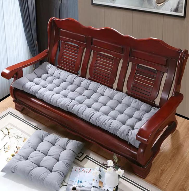 Grijs Kussen Voor Bank Of Stoel Zitkussen Rugleuning, Huis en Inrichting, Woonaccessoires | Kussens, Nieuw, Grijs, Rechthoekig