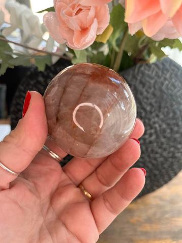 Vuurkwarts Bol - Regenboog - 6,2cm - 341g beschikbaar voor biedingen