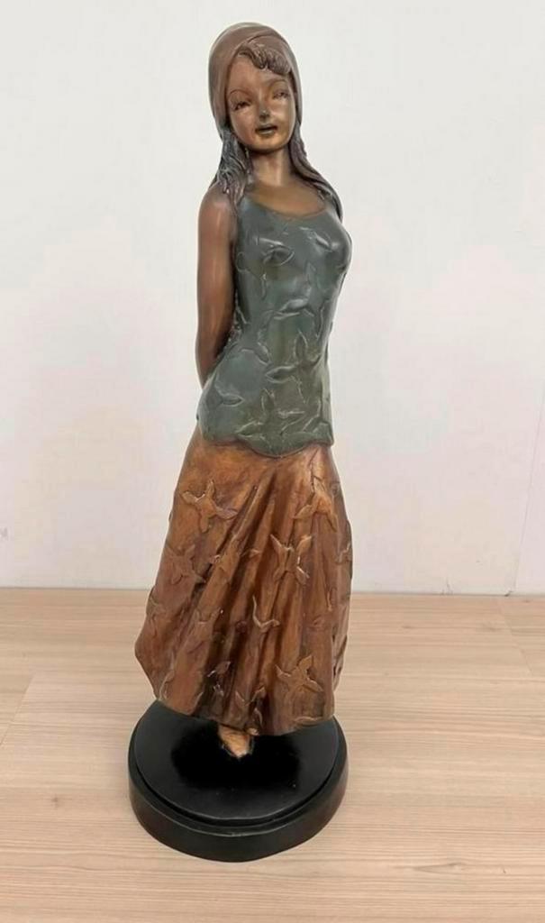 Bronzen beeld, Antiek en Kunst, Antiek | Koper en Brons, Brons, Ophalen